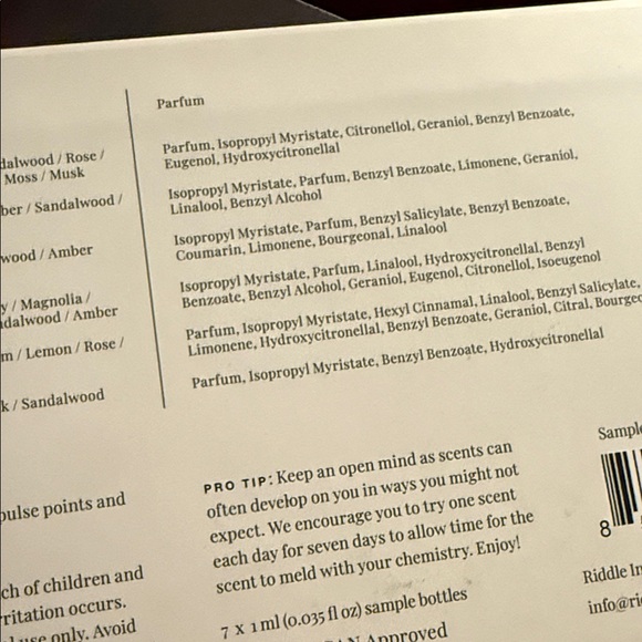 Riddle  Scent Collection - Picture 4 of 4